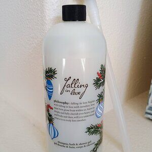 BNWT philosophy FALLING LOVE SHAMPOO, BUBBLE BATH, SHOWER GEL JUMBO SIZE